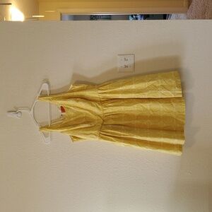 ModCloth yellow subtle print dress 1x